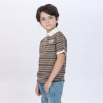 Striped Polo Shirt for Boys Image