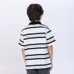 Striped Polo Shirt for Boys Image