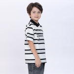 Striped Polo Shirt for Boys Image
