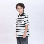 Striped Polo Shirt for Boys Image