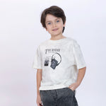 Tie-Dye T.Shirt for Boys Light Grey Image