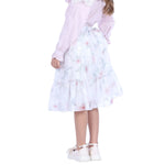Floral Classic Skirt for Girls Image