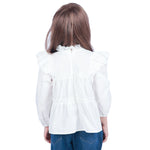 Laced Classic Blouse for Girls Image