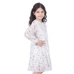 Floral Classic Dress for Girls Image