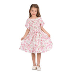 Floral Classic Dress for Girls Image