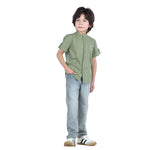 Washed Jeans Classic Pants for Boys Image