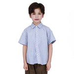 Blue Basic Shirt For Boys Image