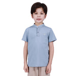 Basic T.Shirt For Boys Light Blue Image
