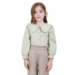 Bean Green Basic Shirt For Girls Image
