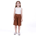 Basic Sleeveless T-Shirt For Girls Image