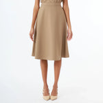 Formal Skirt for Women Light Coffee Image