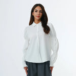 Off White Formal Shirt for Women Image