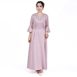 Floral Galabia for Women Light Pink Image