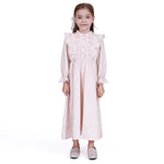 Orange Floral Galabia for Girls Image