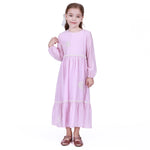Floral Galabia for Girls Pink Image