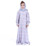 Isalmic Prayer Robe For Girls Light Blue Image