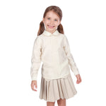 Light Beige Quilting Formal Blouse for Girls Image