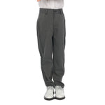 Solid Formal Pants for Boys Dark Grey Image