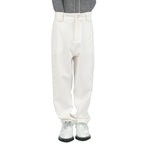 Plain Formal Pants for Boys Off White Image