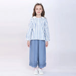 Checked Blouse for Girls Image