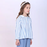 Checked Blouse for Girls Image