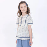 Striped Blouse for Girls Image