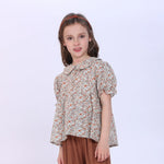 Floral Blouse for Girls Image