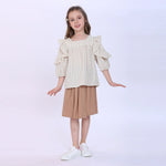 Striped Blouse for Girls Image