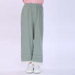 Plain Pants for Girls Green Image