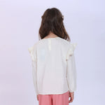 Jacquard Blouse for Girls Image