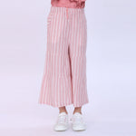 Striped Pants for Girls Pink Image