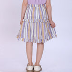 Striped Skirt for Girls Image
