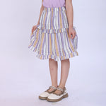 Striped Skirt for Girls Image
