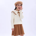 Casual Jacquard Sweater for Girls Image