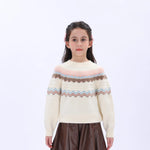 Casual Embroidery Sweater for Girls Image