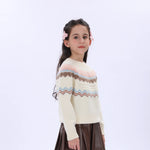 Casual Embroidery Sweater for Girls Image