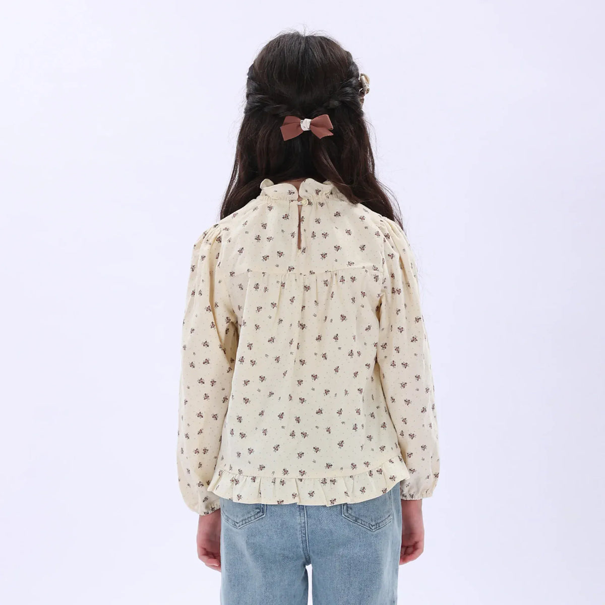 Casual Floral Shirt for Girls Image