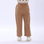 Casual Plain Pants for Girls Image