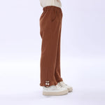 Casual Plain Pants for Girls Image