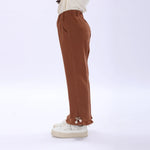 Casual Plain Pants for Girls Image