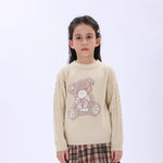 Casual Embroidery Pullover for Girls Image