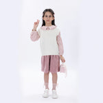 Casual Jacquard Waistcoat for Girls Image