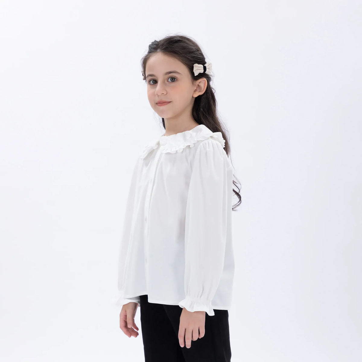 Casual Embroidery Shirt for Girls Image