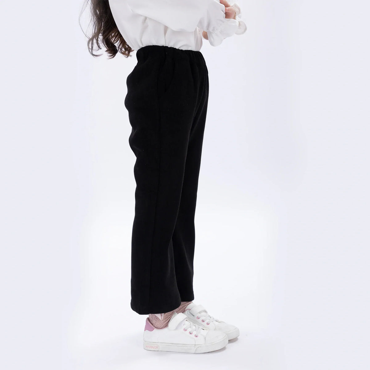 Casual Plain Pants for Girls Image