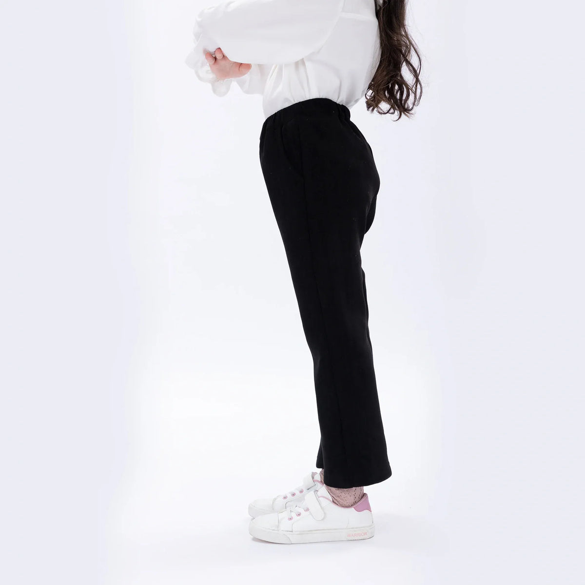 Casual Plain Pants for Girls Image