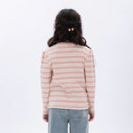 Casual Striped T.Shirt for Girls Image