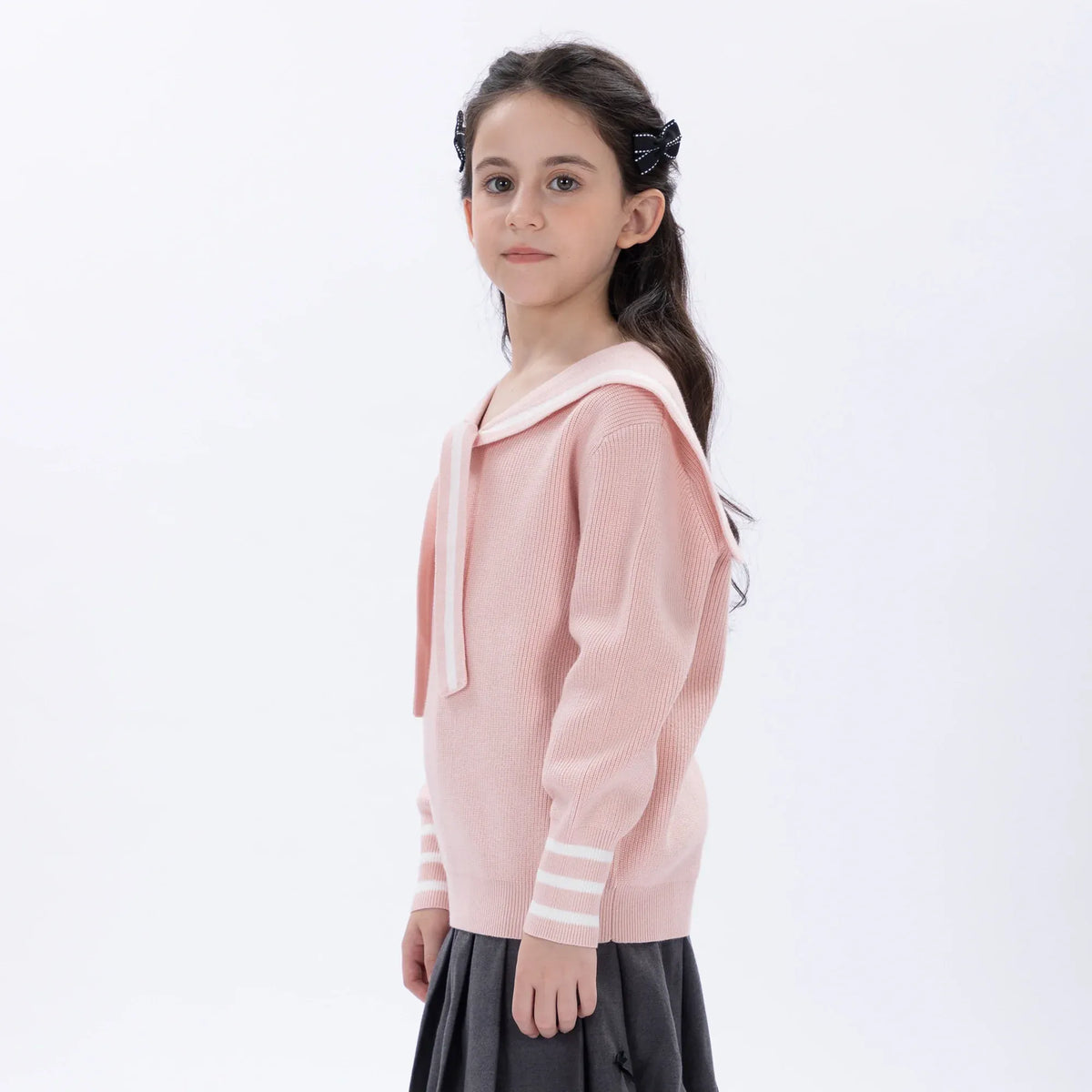 Casual Embroidery Sweater for Girls Image