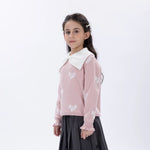 Casual Embroidery Sweater for Girls Image