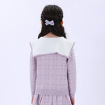 Casual Checked Jacket for Girls Image