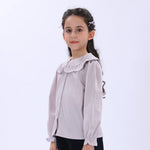 Casual Plain Shirt for Girls Image